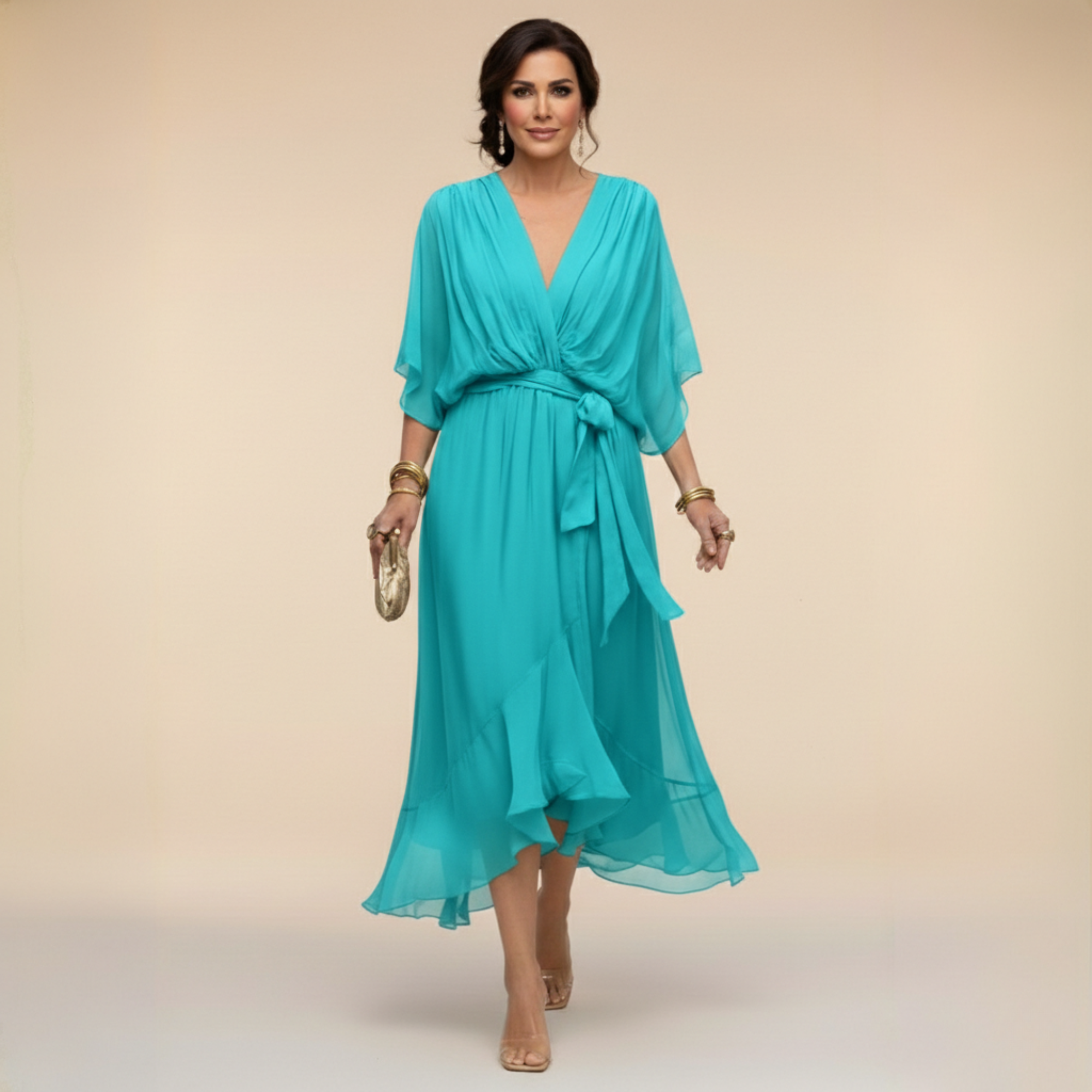 Monica | V-neck dress