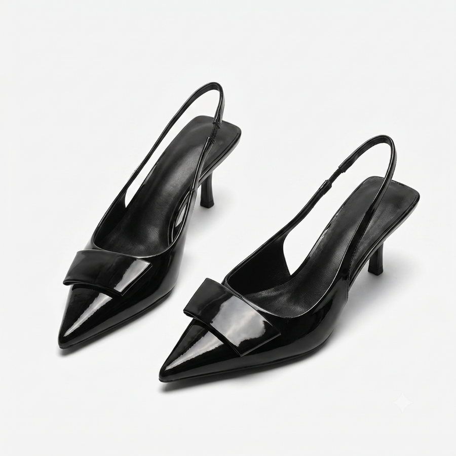 Hannah | Office Slingback Kitten Heels