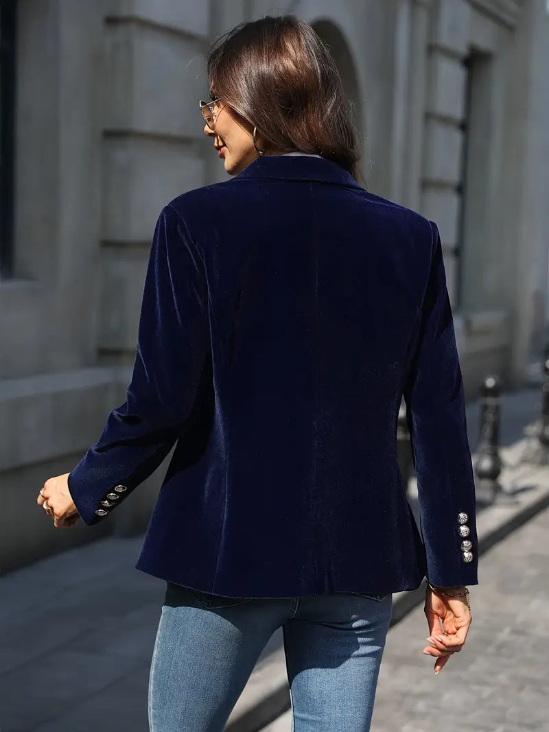 Carole™ | Elegant Velvet Blazer