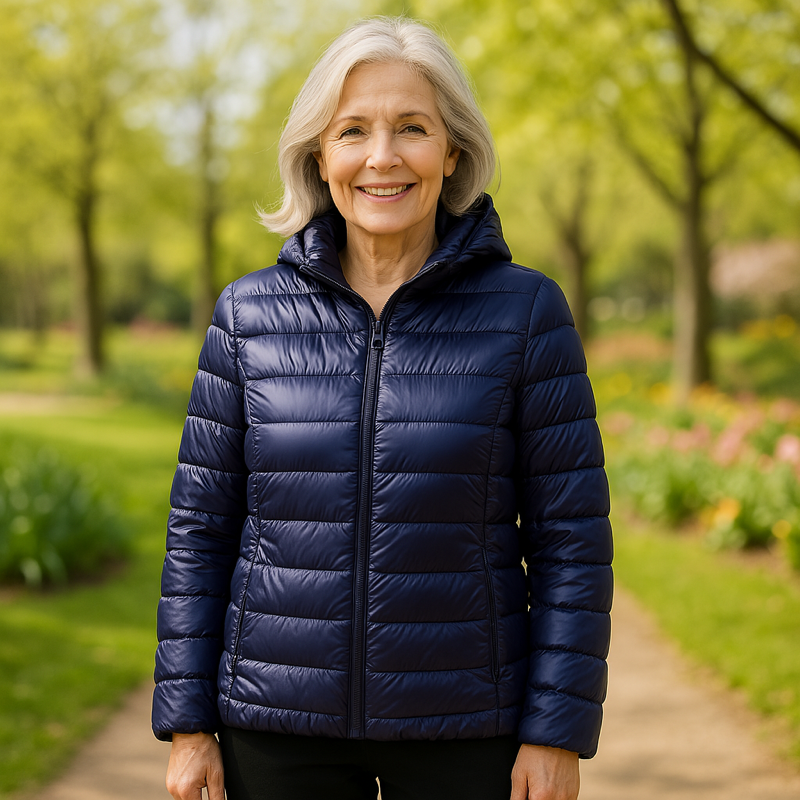 Ulla Transitional Padded Jacket | Navy Blue