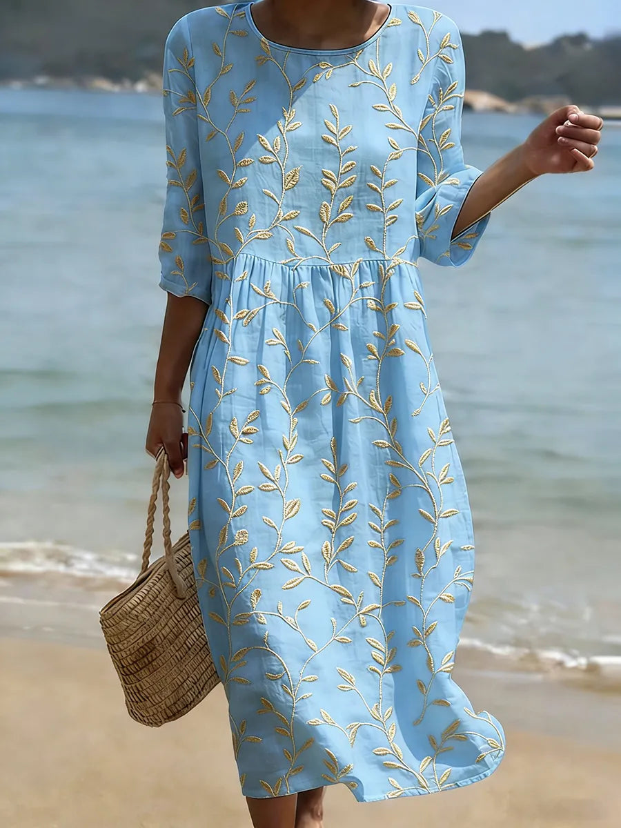 Jade | Elegant Floral Dress
