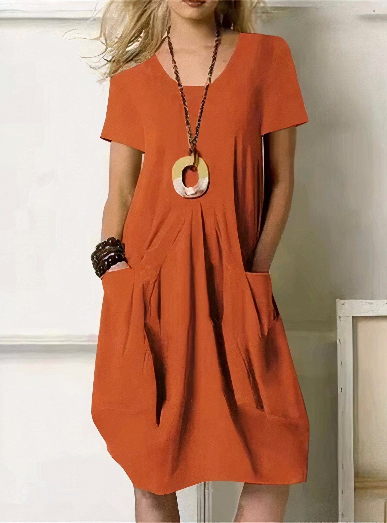 Oriane | Fluid Casual Maxi Dress-