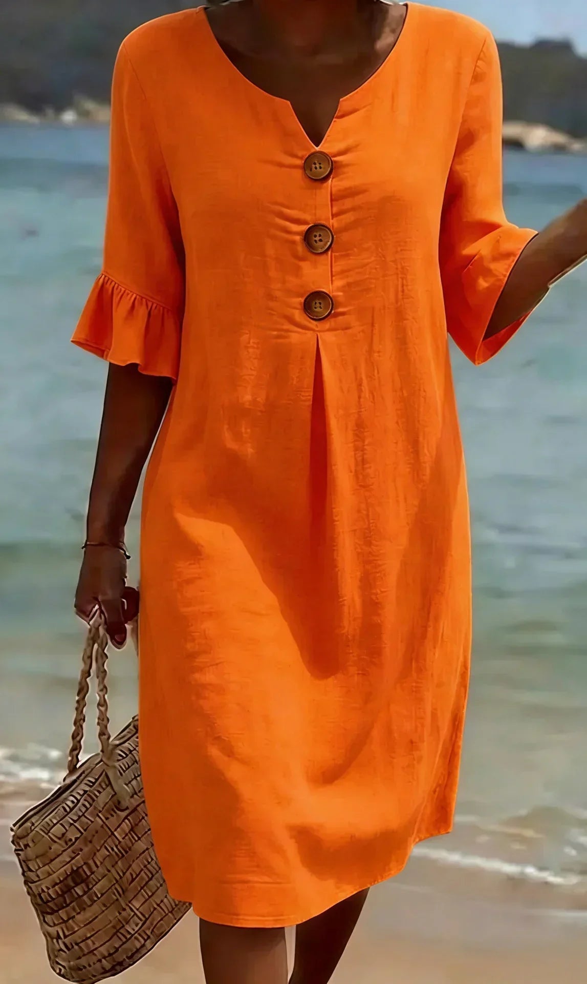 Radmila | Textured Long Sleeve Dress-