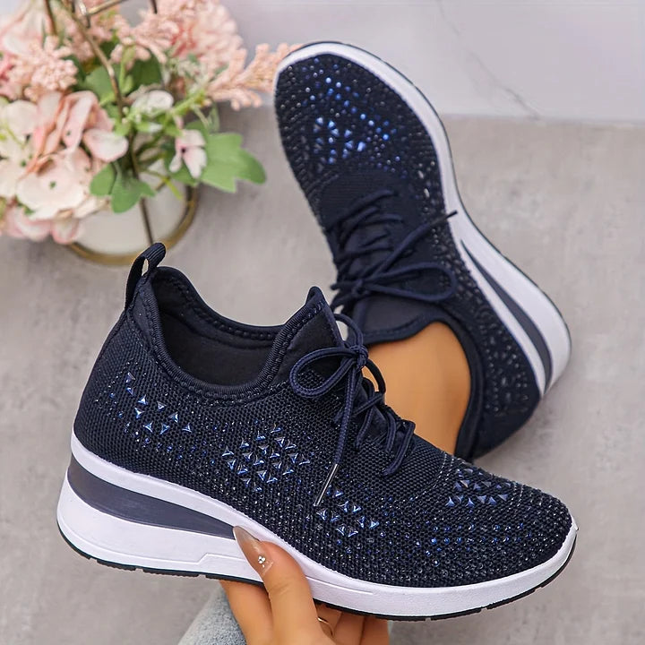 Kylie | Lightweight Lace Up Sneakers