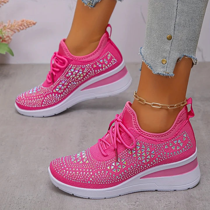 Kylie | Lightweight Lace Up Sneakers