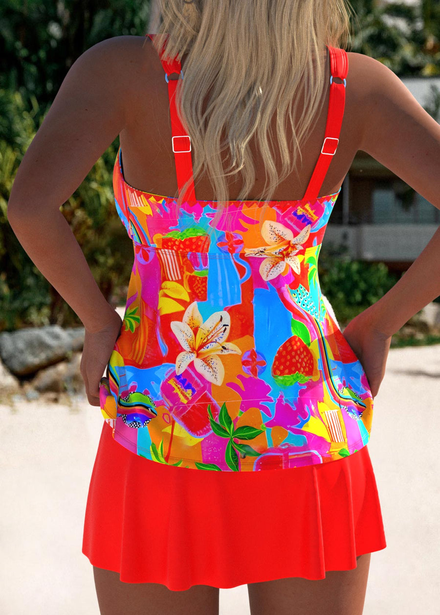 Eleanor | Chic Floral Tankini Swim Dress
