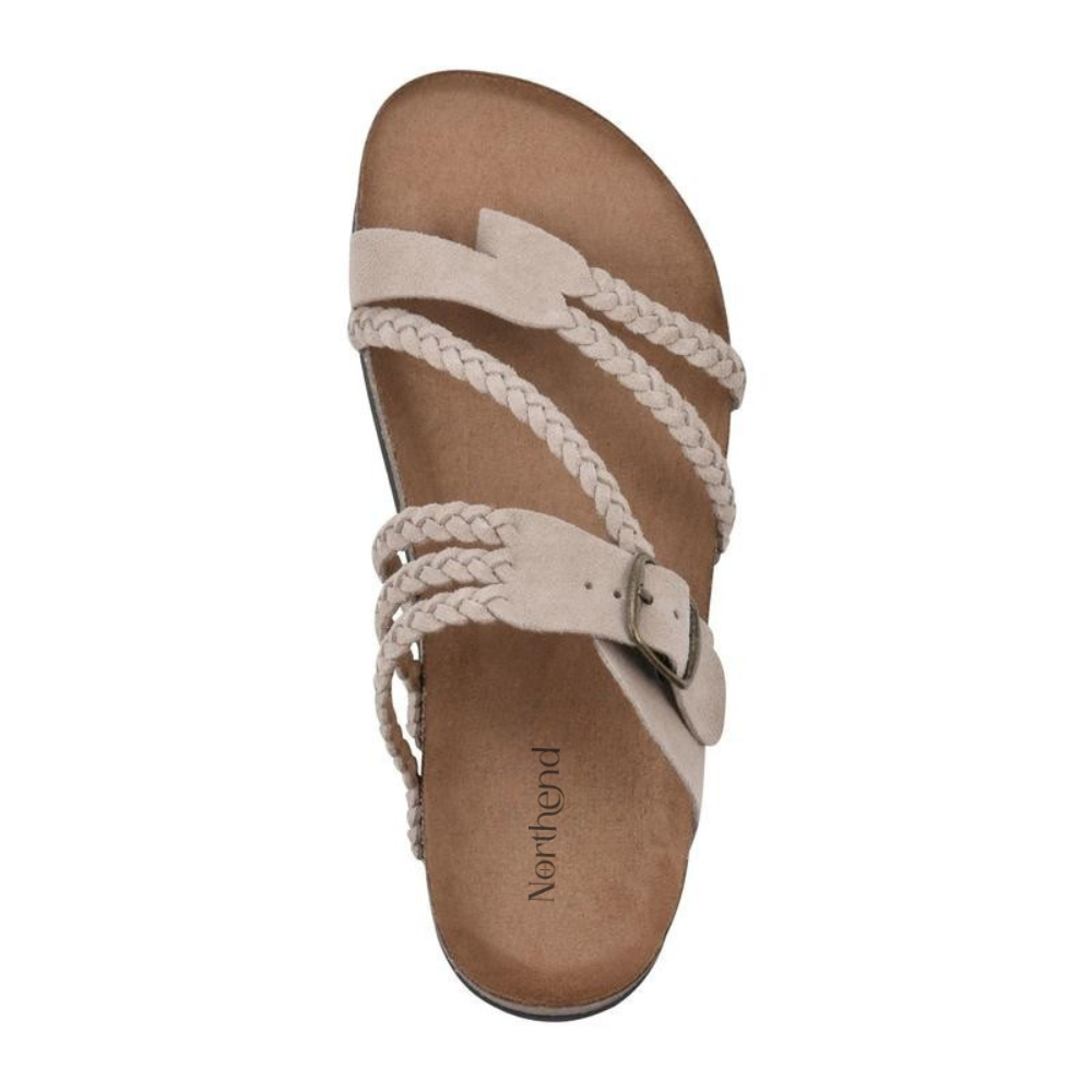 Hayleigh | Braided Cork Sandals