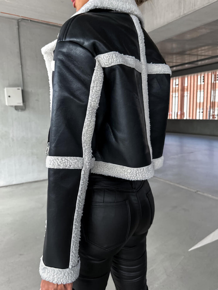 Faux Leather Jacket