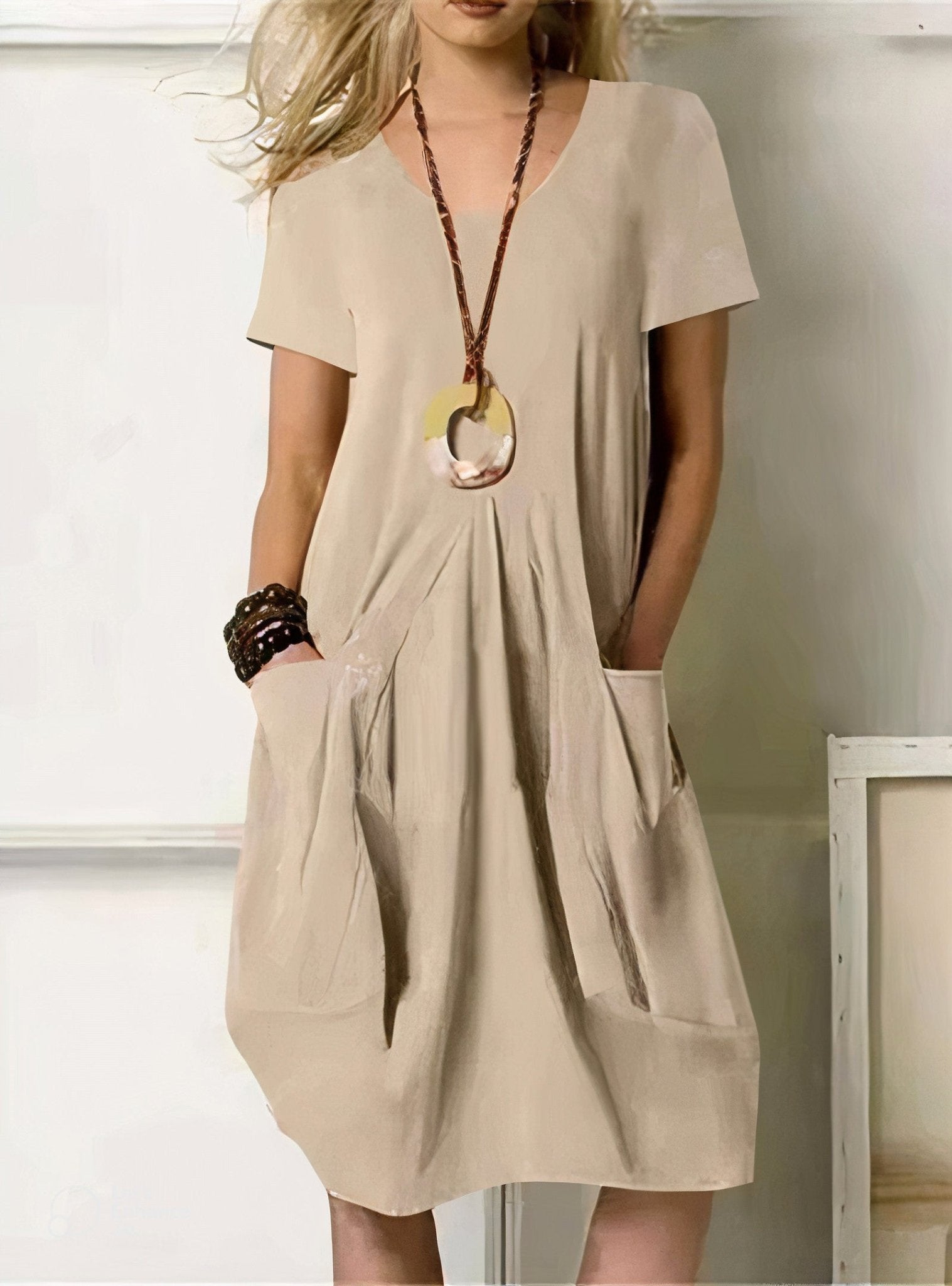 Oriane | Fluid Casual Maxi Dress-