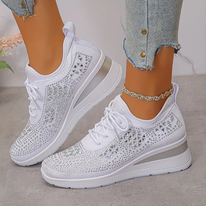 Kylie | Lightweight Lace Up Sneakers