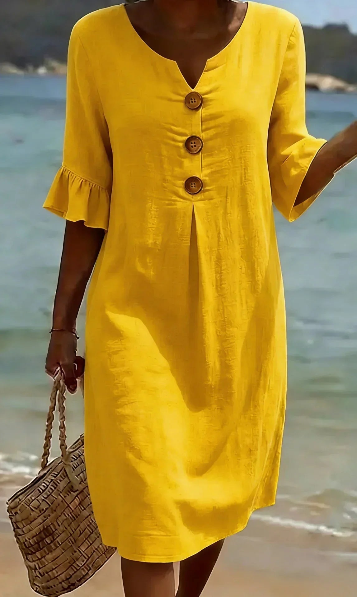 Radmila | Textured Long Sleeve Dress-
