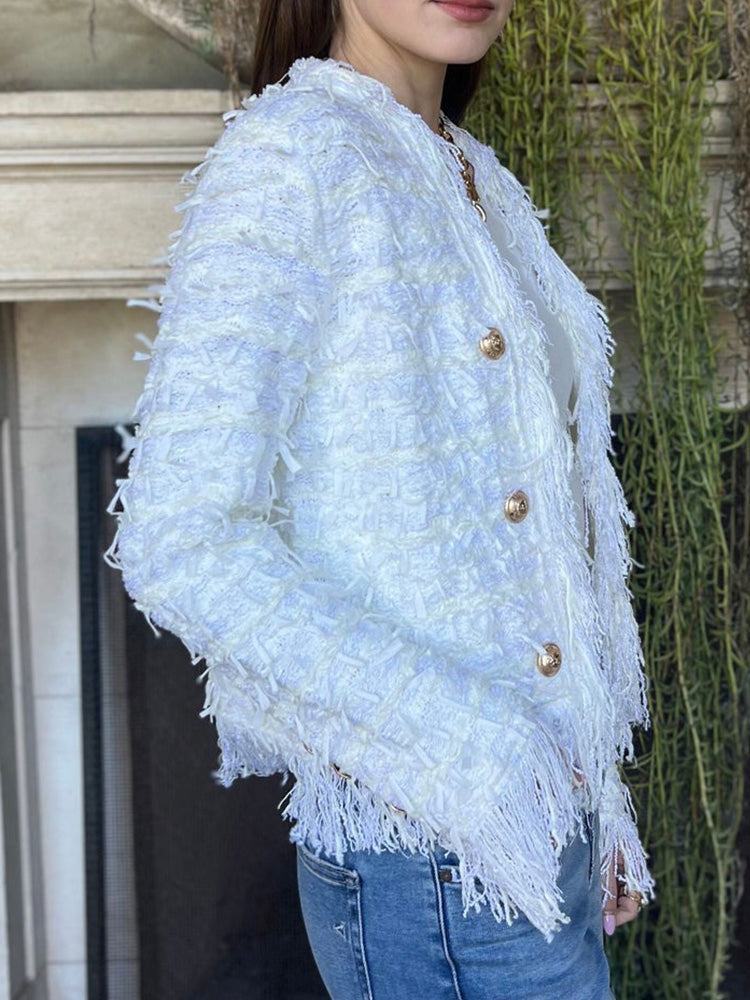 GABRIELLA | Elegant Jacket with Fringes, New Trend for a Refined Style and Daily Comfort