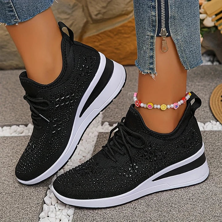 Kylie | Lightweight Lace Up Sneakers