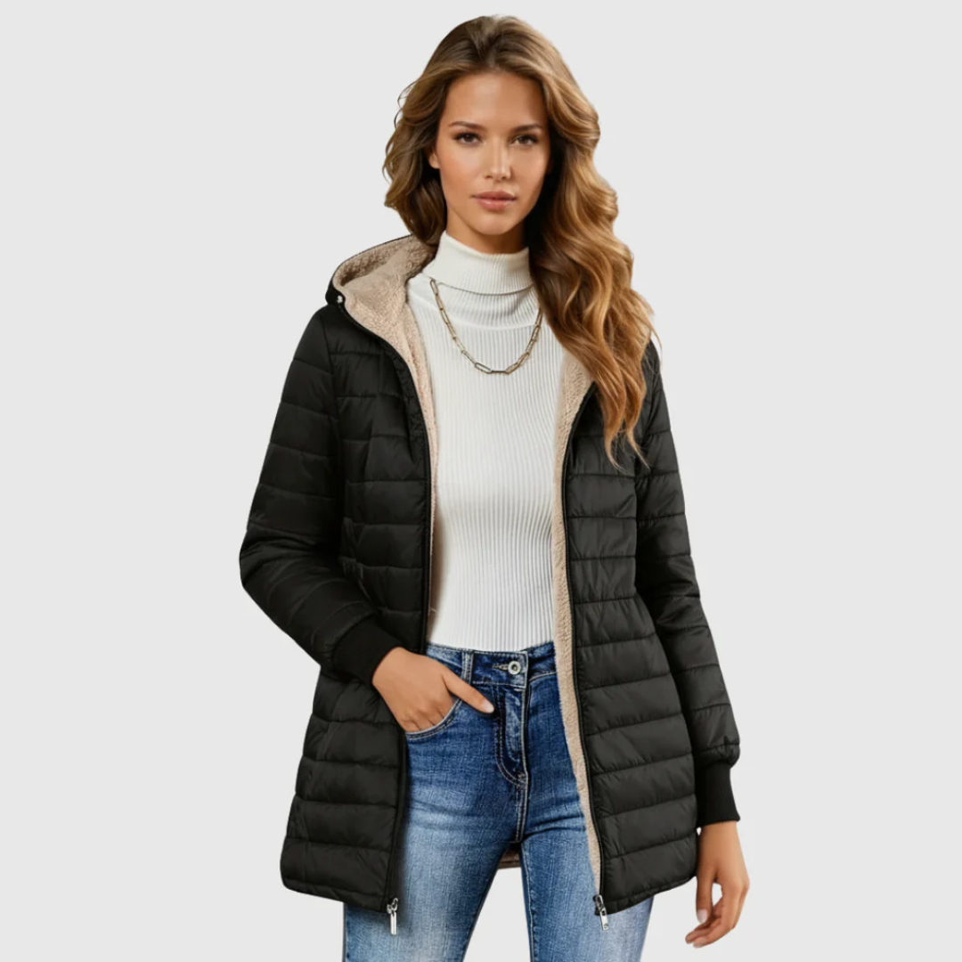 Geraldine™ | Sherpa-Lined Winter Coat