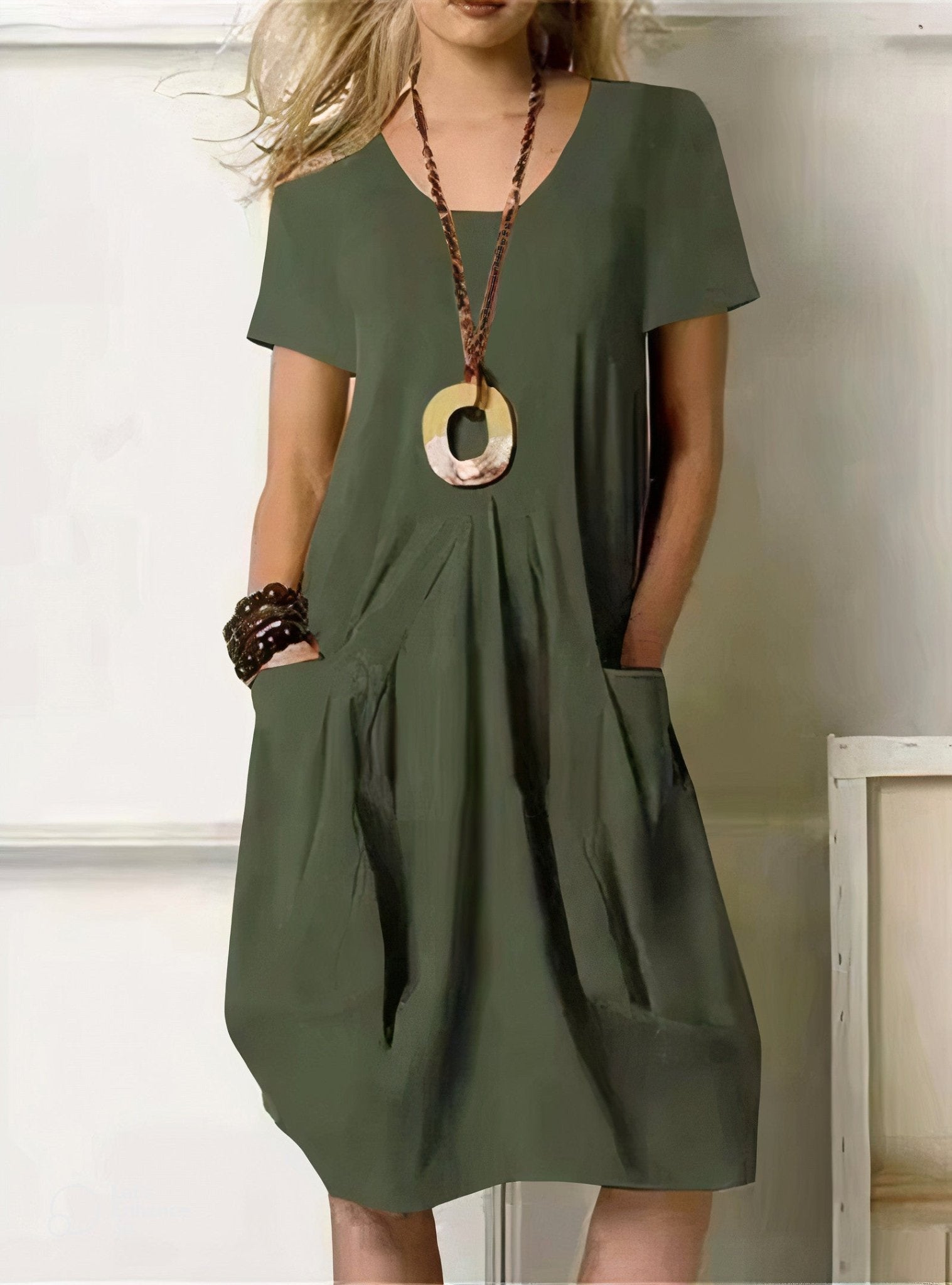 Oriane | Fluid Casual Maxi Dress-