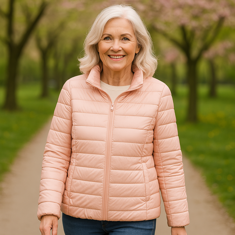 Ulla Transitional Padded Jacket | Light Pink
