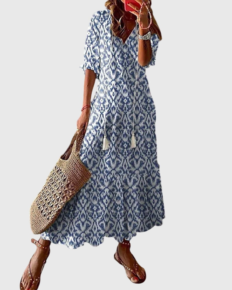 Amalia | Boho Vintage Summer Dress