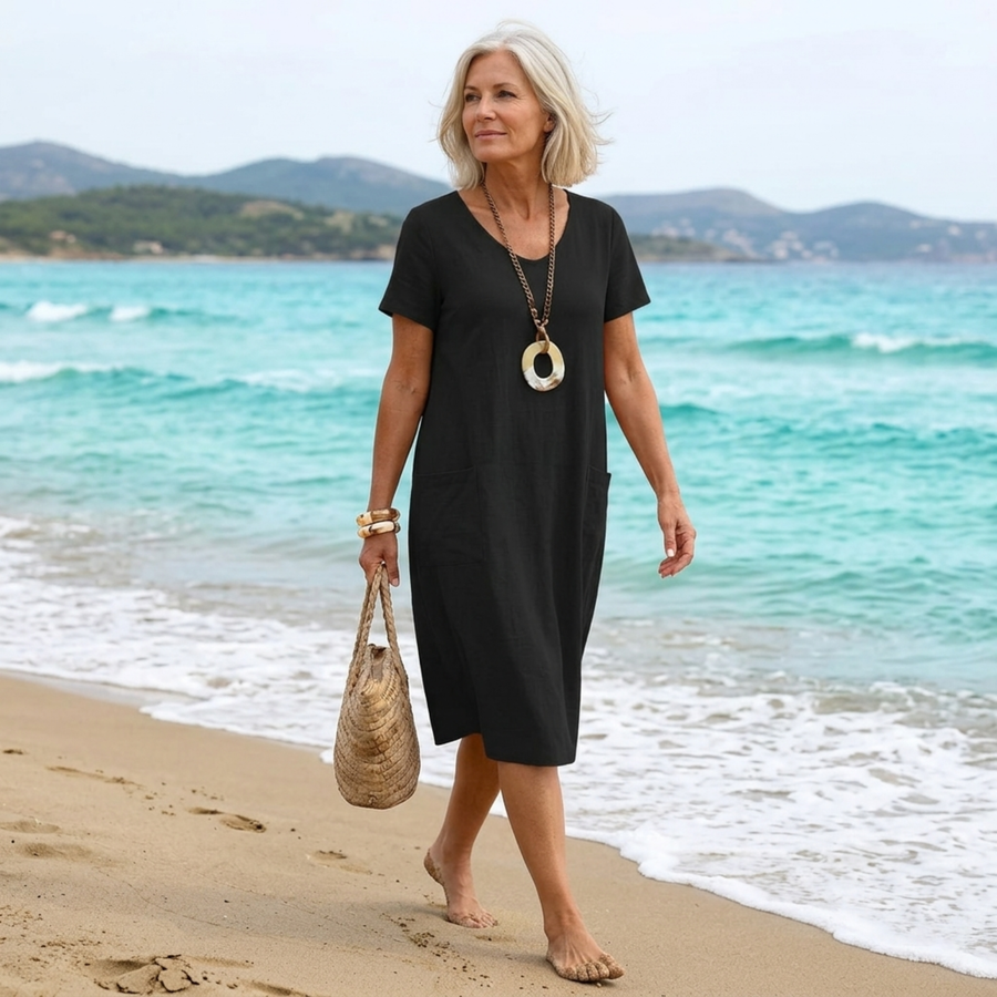 Oriane | Fluid Casual Maxi Dress-