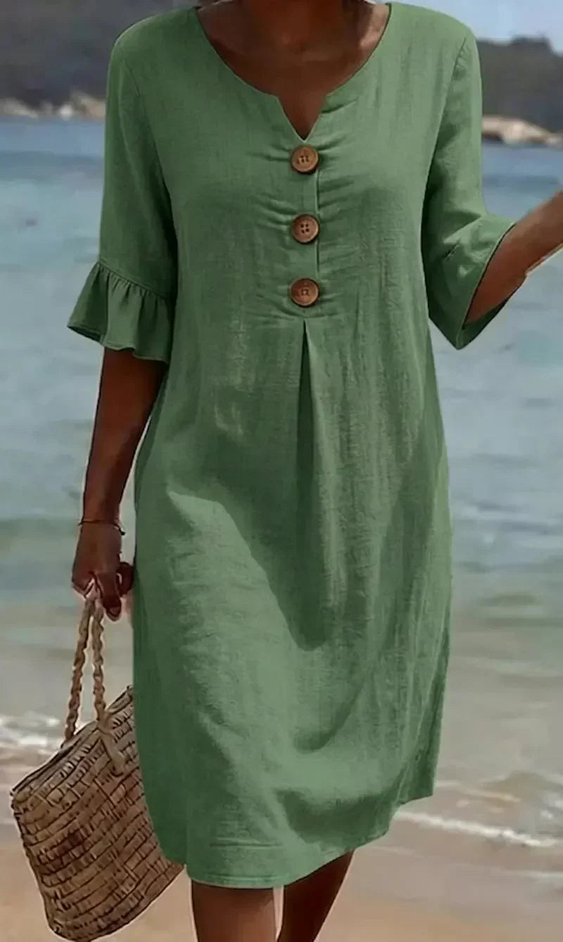 Radmila | Textured Long Sleeve Dress-