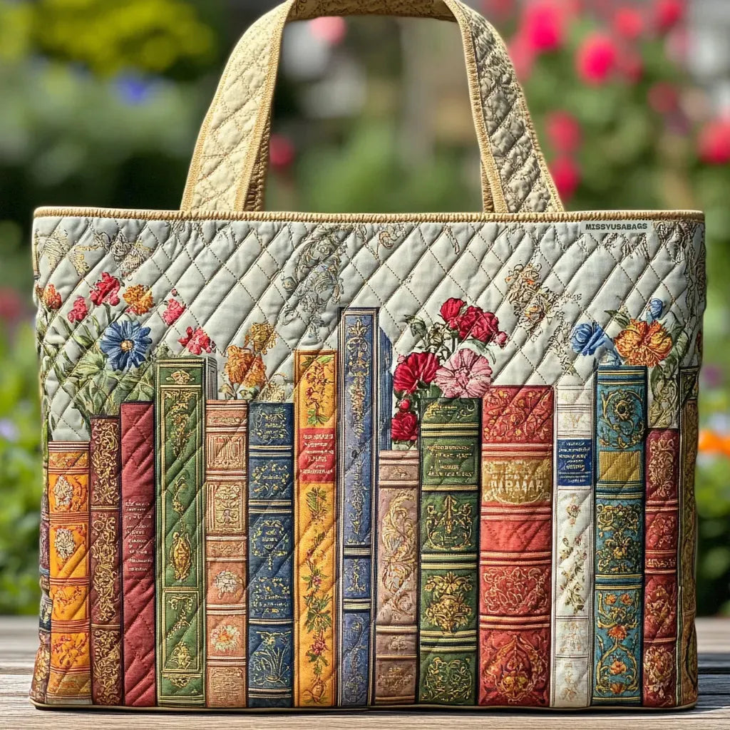 Quilted Bag - Enchanted Library