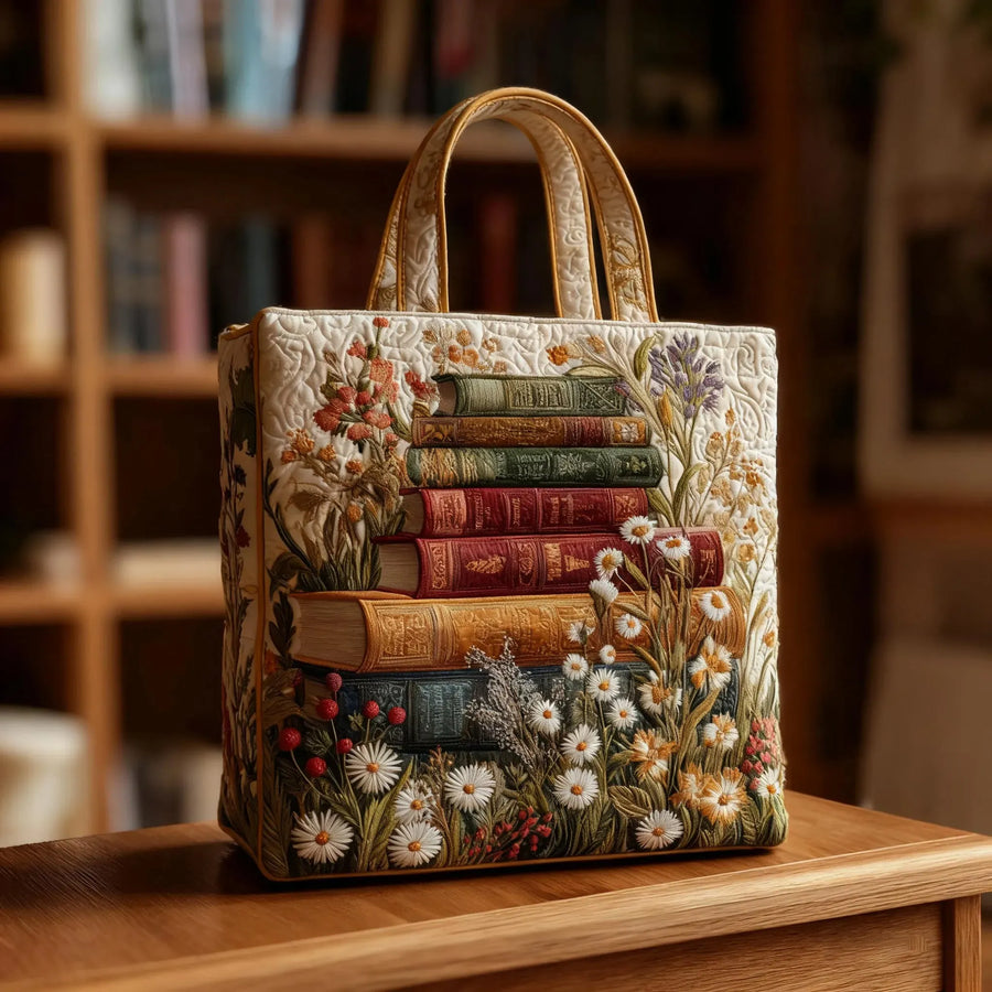 Quilted Artisan Bag - Floral Pattern