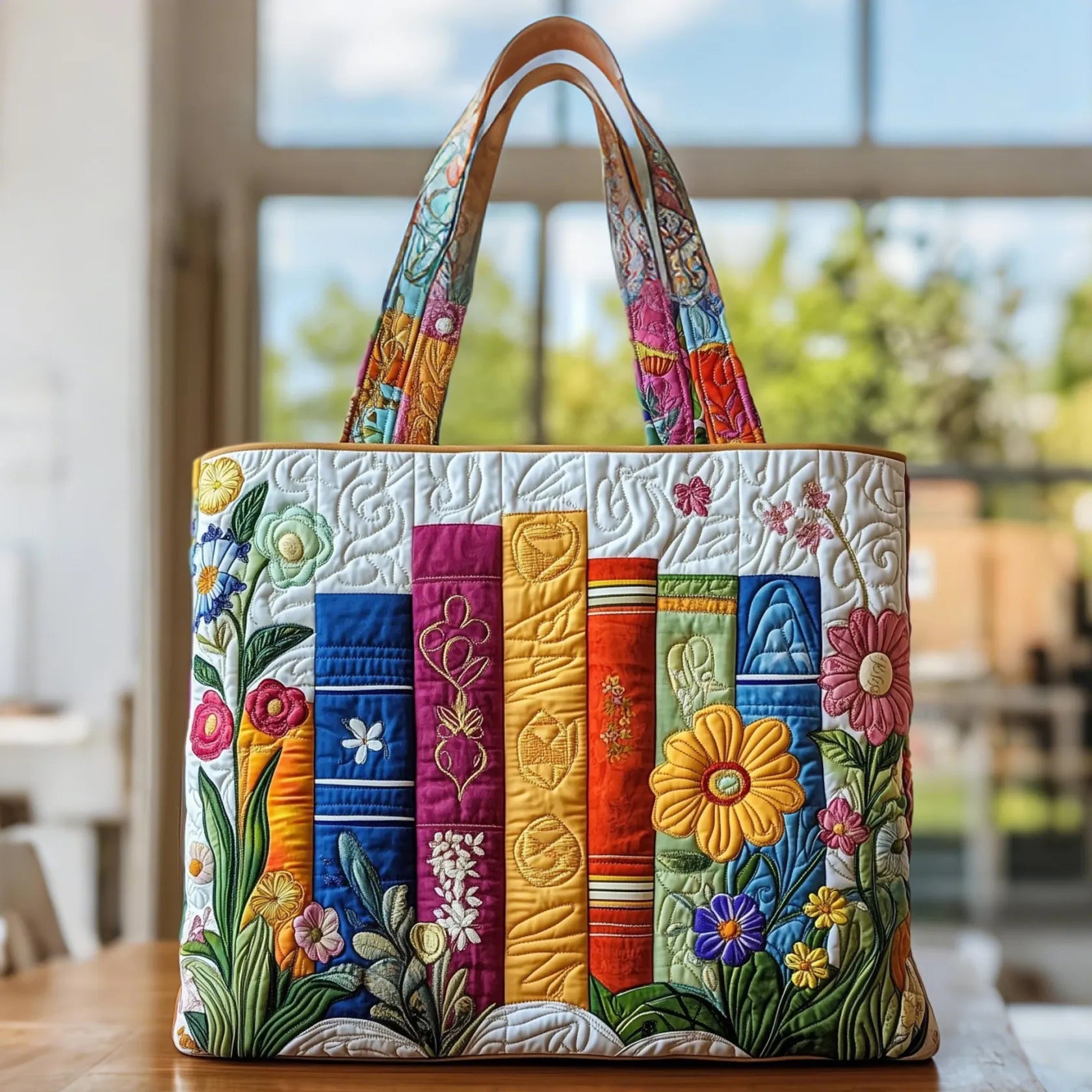 Artisanal Bag - Floral Library