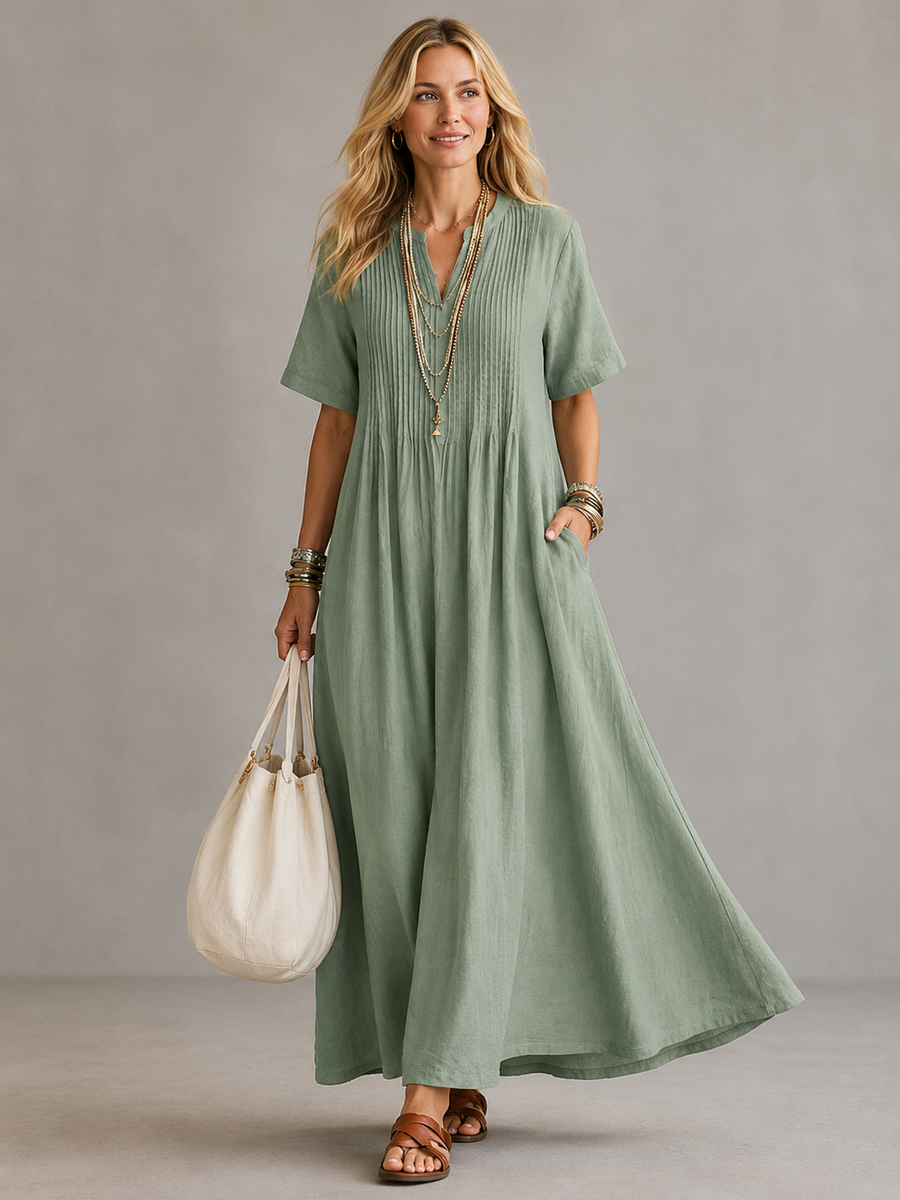 Nathalia™ | Pleated Dress