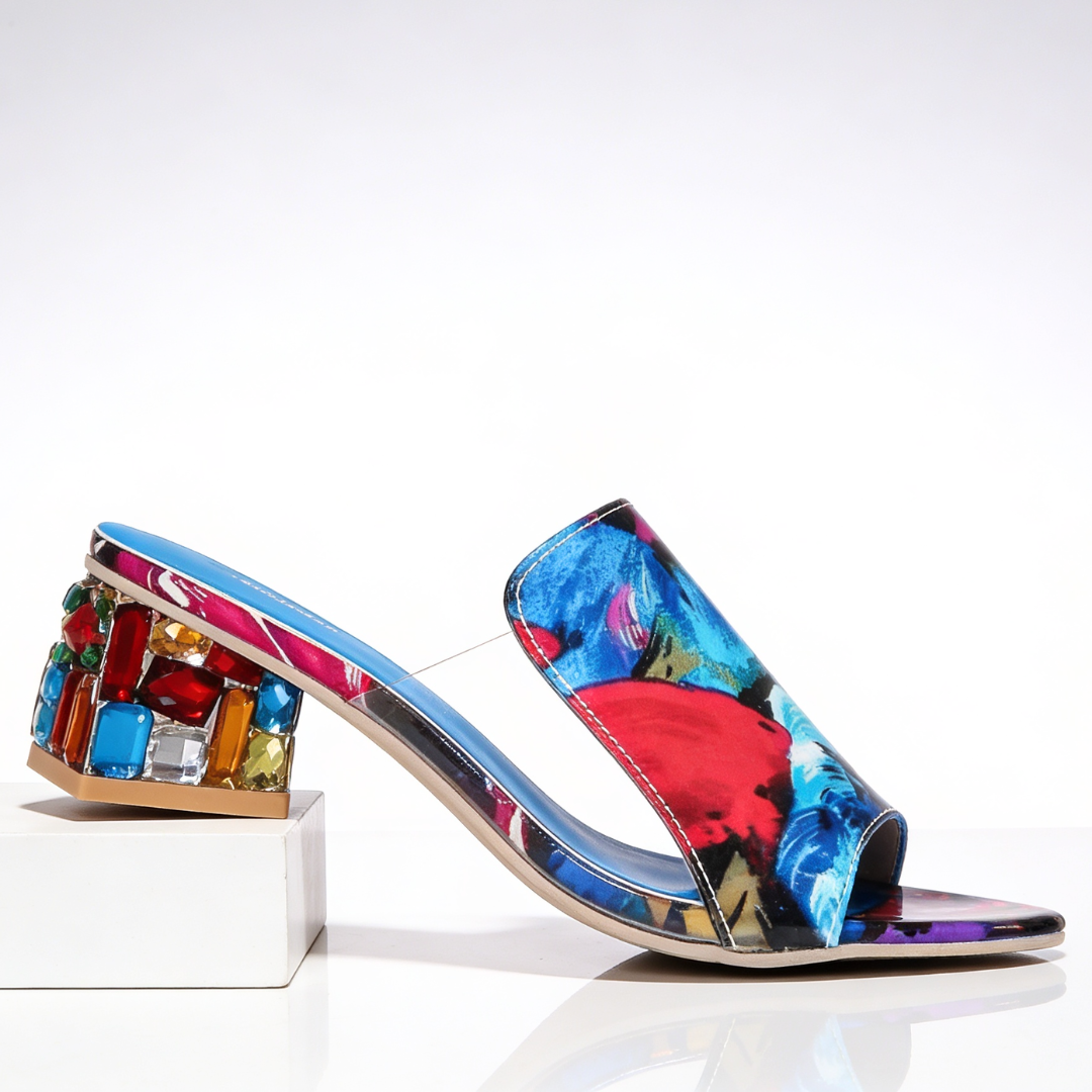 Margaux Jewel Heel Slides