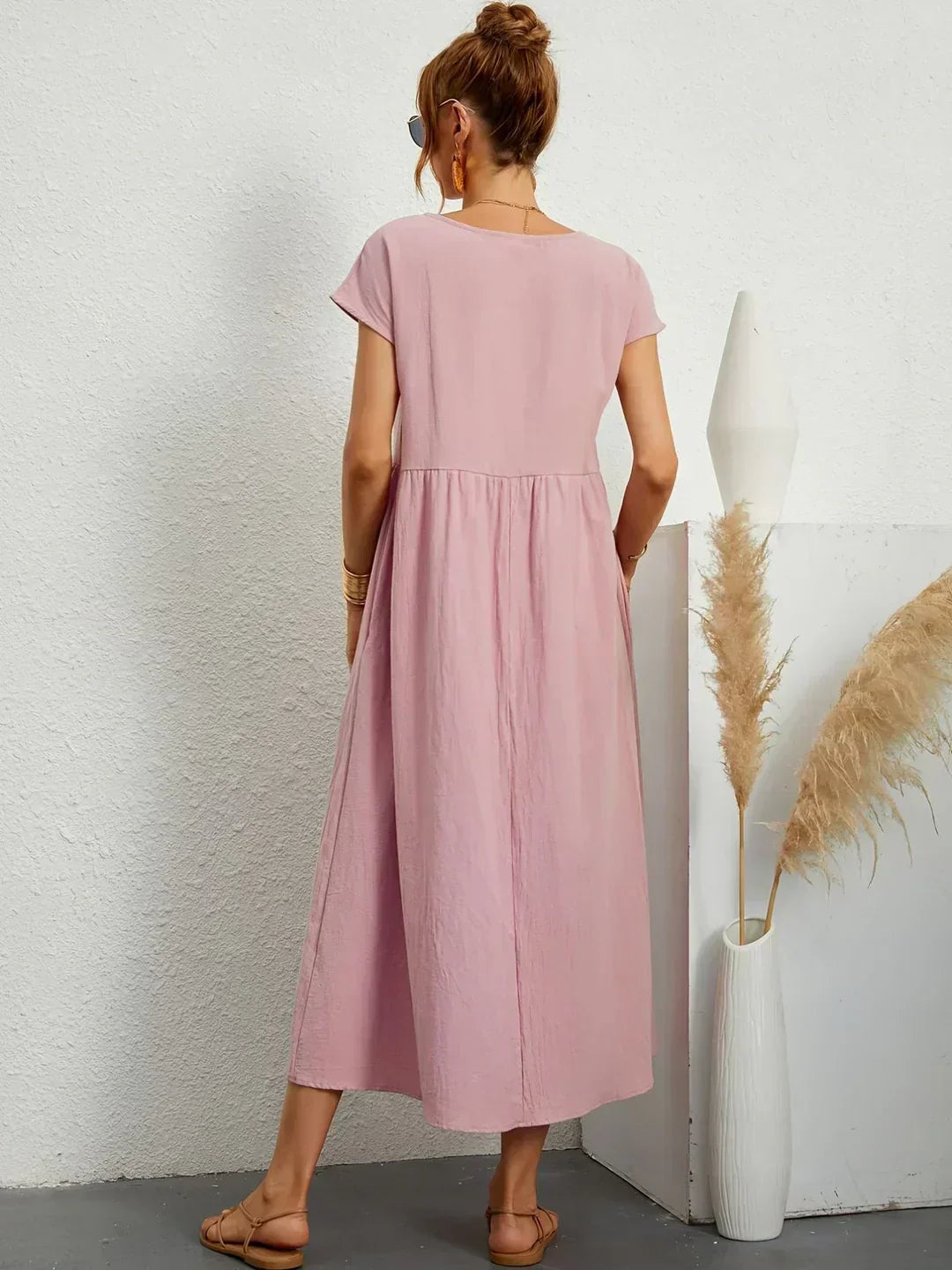Ursina | Fluid Midi Dress-