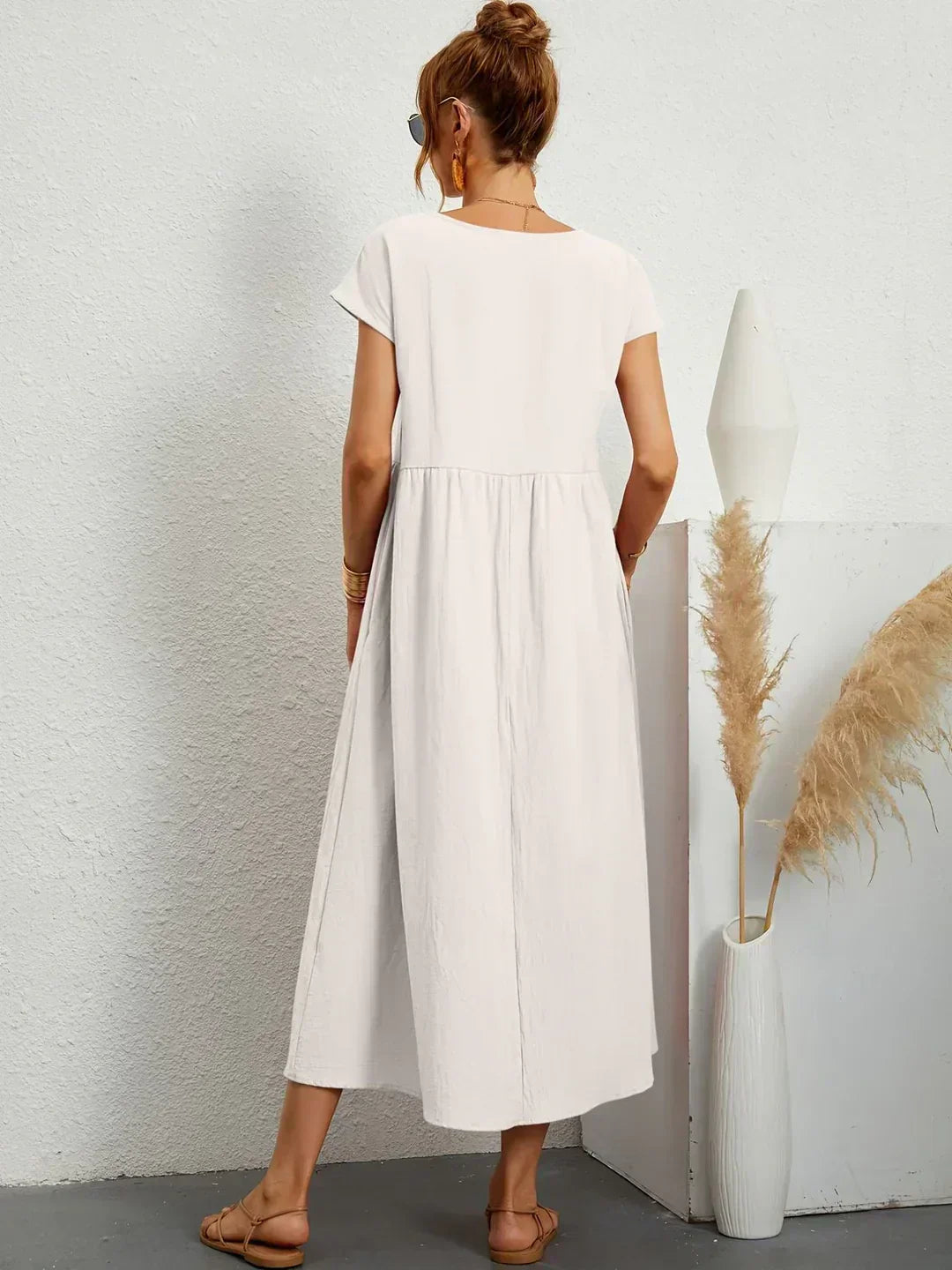 Ursina | Fluid Midi Dress-