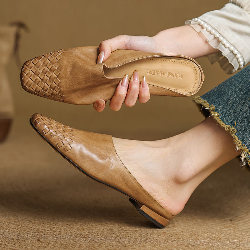 Liora Geniune Leather Mules