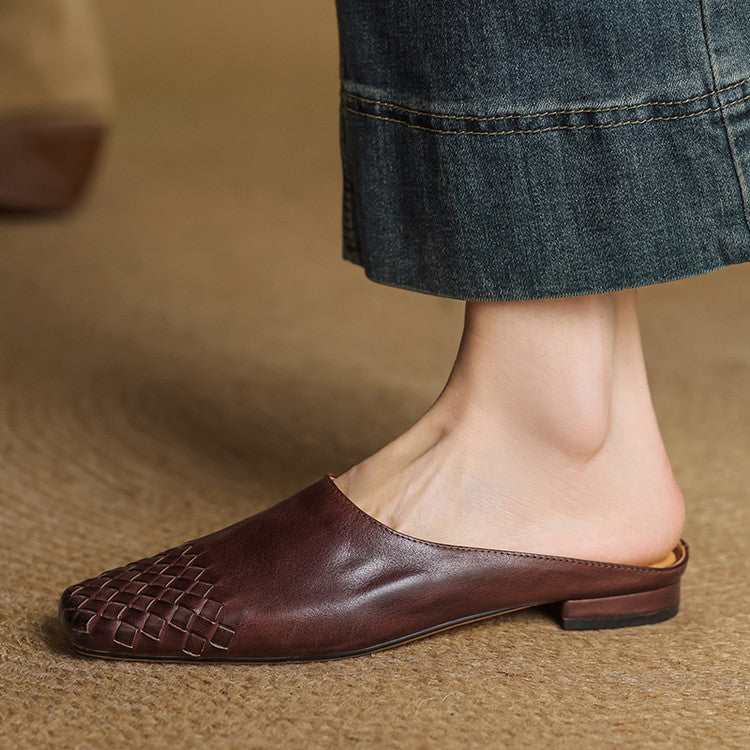 Liora Geniune Leather Mules