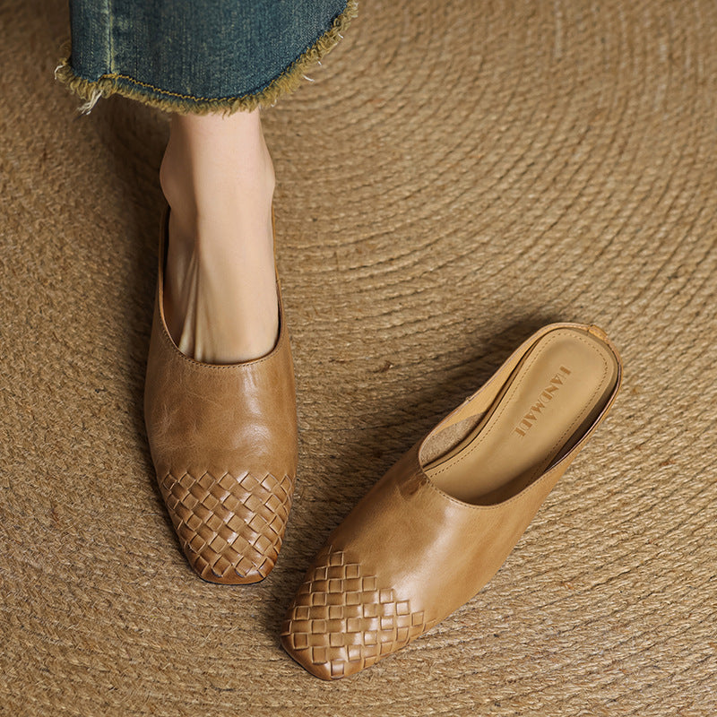 Liora Geniune Leather Mules
