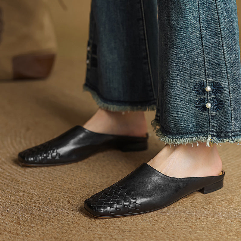 Liora Geniune Leather Mules