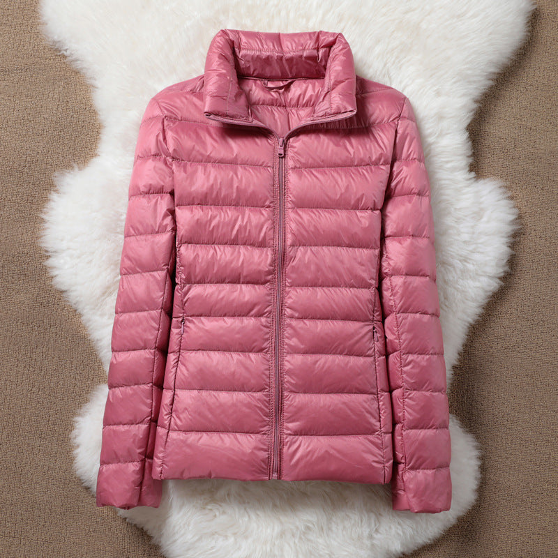 Ulla Transitional Padded Jacket | Salmon