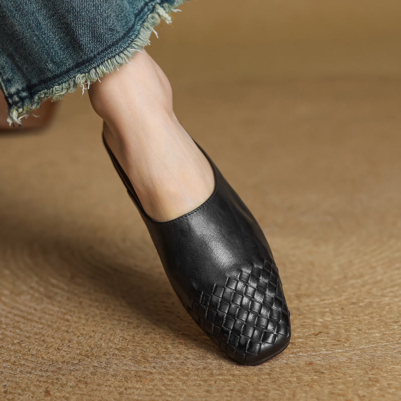 Liora Geniune Leather Mules