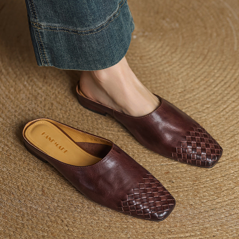 Liora Geniune Leather Mules