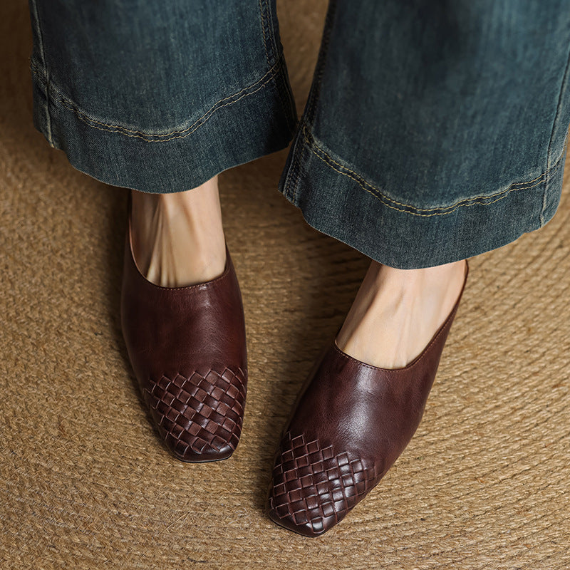Liora Geniune Leather Mules