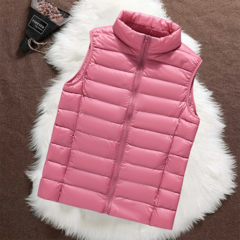 Isa Padded Gilet | Salmon
