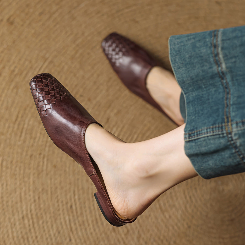 Liora Geniune Leather Mules