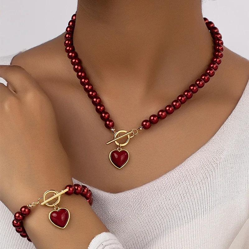 AURELIA PEARL NECKLACE SET