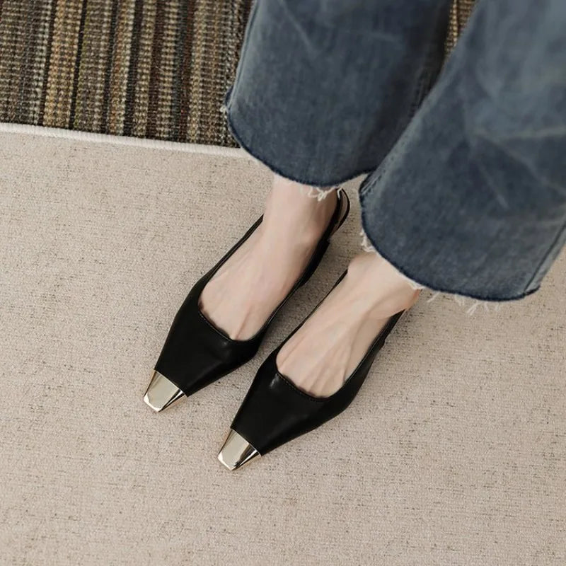 Layla | Pointed Toe Slingback Heels