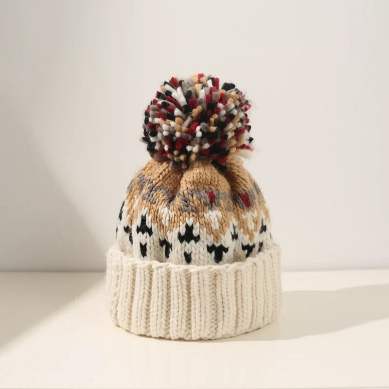 TAMARA™ | Cozy Snowflake Pom Beanie