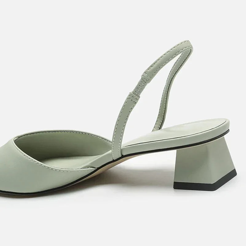 Grace | Low Heel Slingback Shoes