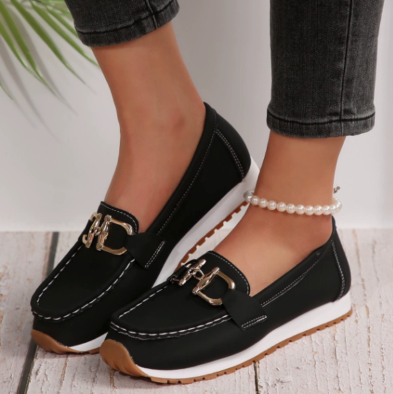 Estelle | Buckle Loafers