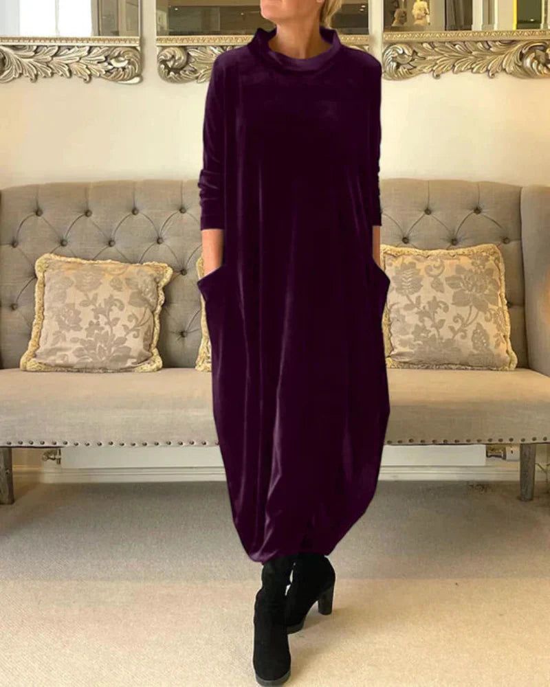 Eliza | Relaxed Velvet Dress