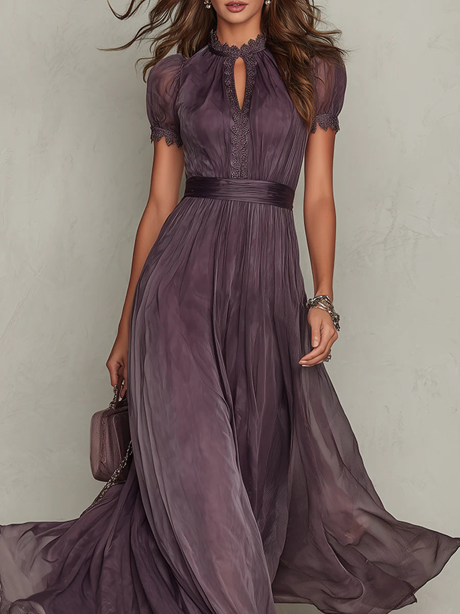 Petra | Lace Detail Maxi Dress