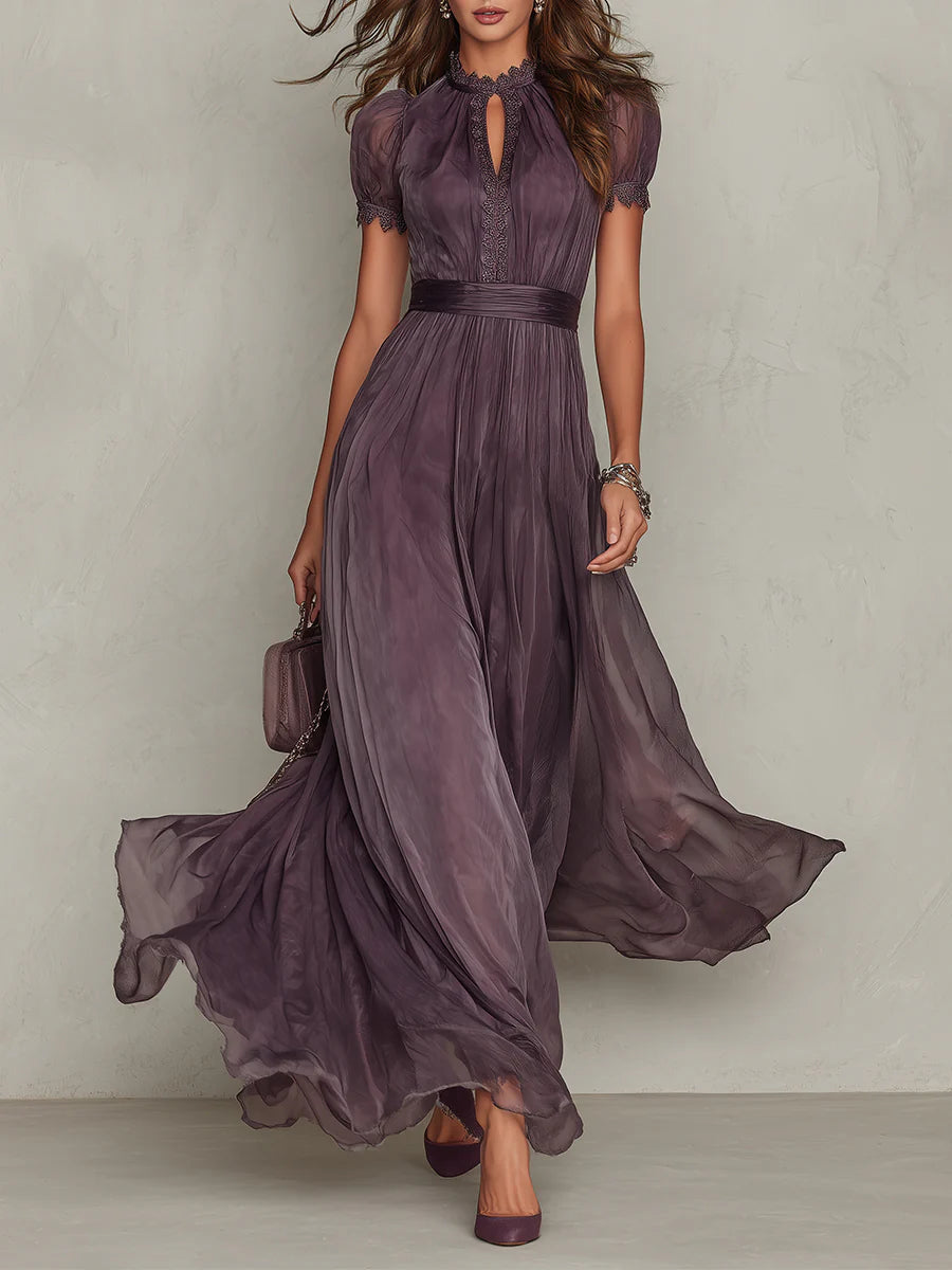 Petra | Lace Detail Maxi Dress