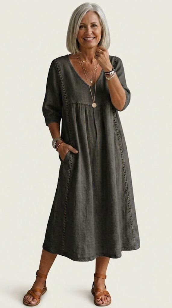 Juliette I Elegance A Line Maxi Dress