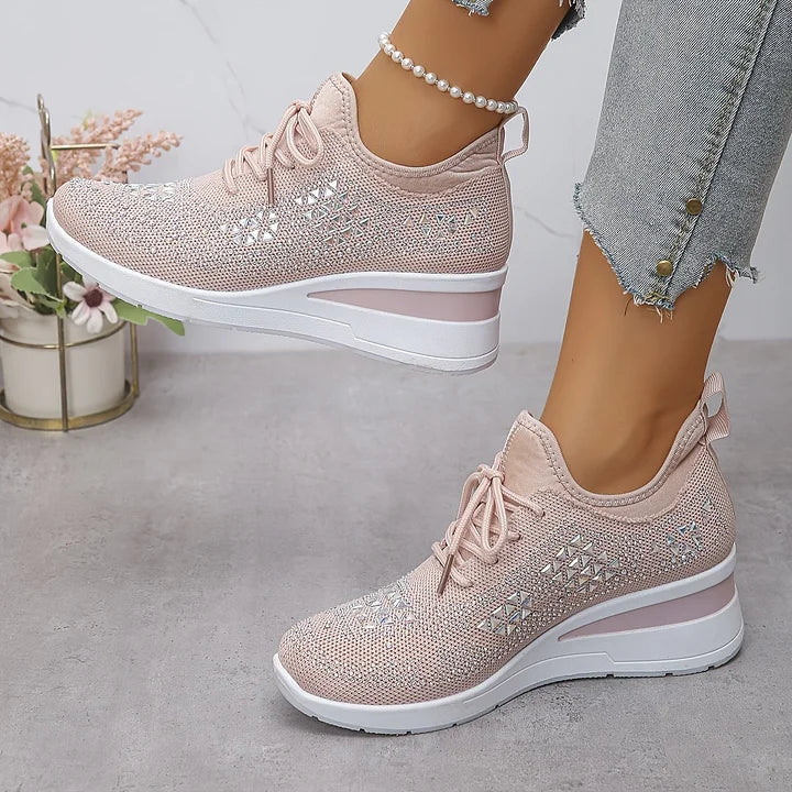 Kylie | Lightweight Lace Up Sneakers